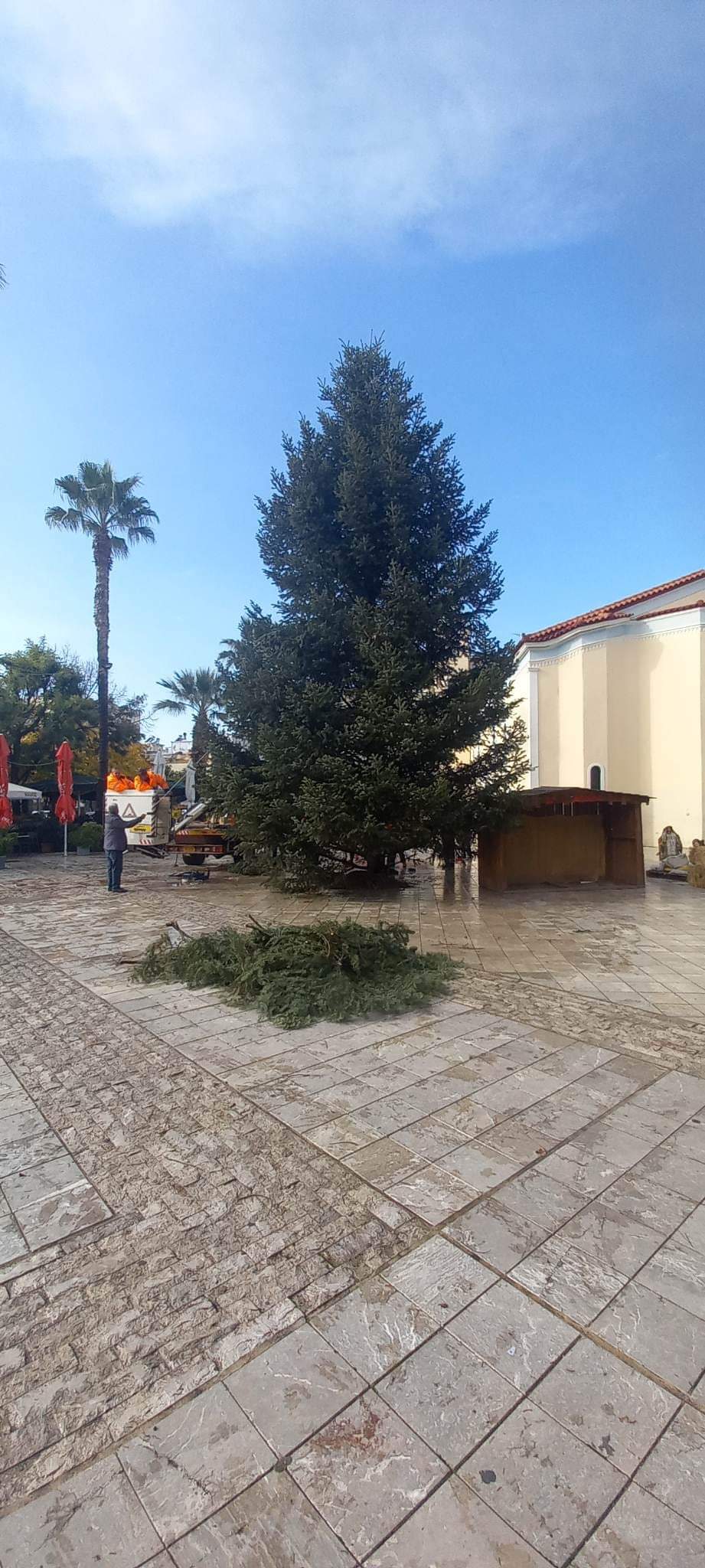 O Stan στην φωταγώγηση του Χριστουγεννιάτικου δέντρου στην Αμαλιάδα