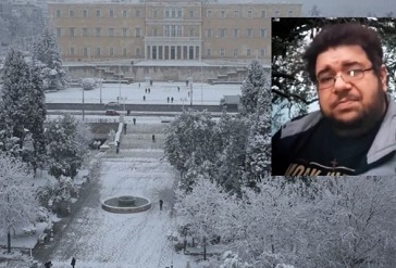 Μπράβο μου : Λαρισαίος εξηγεί στους Αθηναίους πώς μετριέται το ύψος του χιονιού